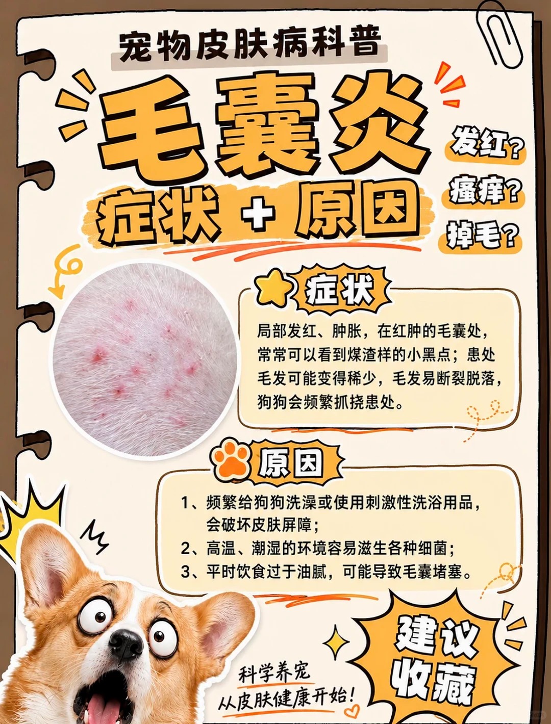 毛囊炎症状图